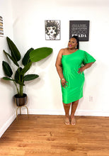 Load image into Gallery viewer, Cristal Green Dress