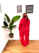 Load image into Gallery viewer, Red Ruffle Shirt