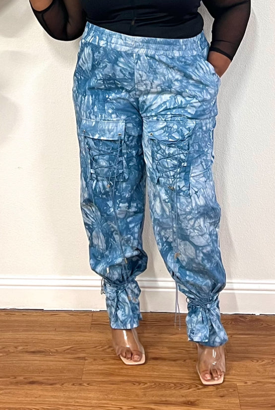 Tye Dye Denim Pants