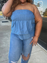 Load image into Gallery viewer, Denim Top